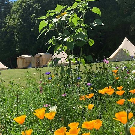 Au Pre Fleuri Eco Glamping Hotel Le Lindois ภายนอก รูปภาพ